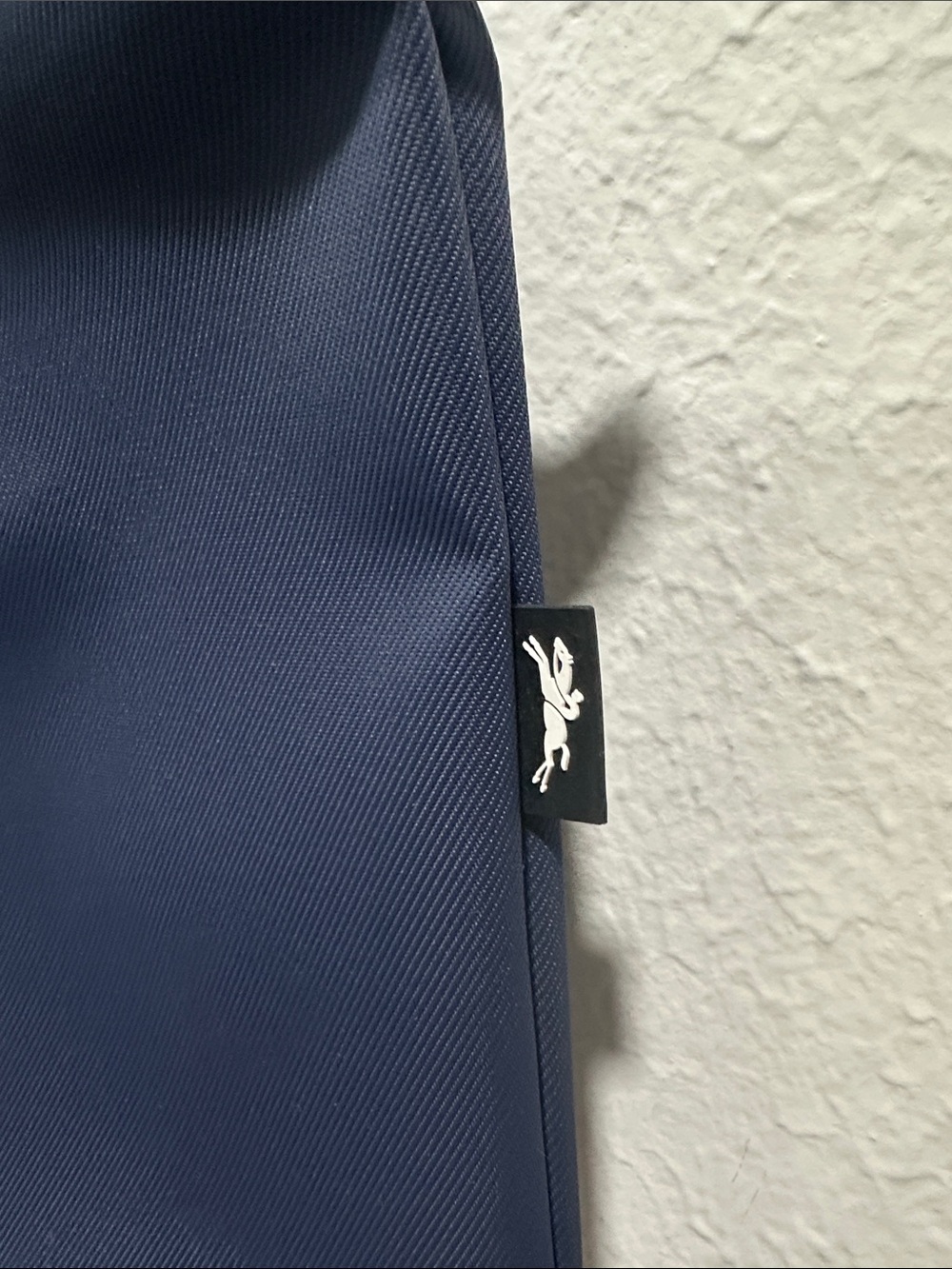 Longchamp Navy Tote Bag with Black Trim - Classic Everyday Carrier - Picture 3 of 8